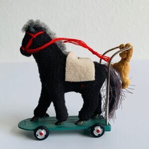 2008 Hallmark Bear & Pony Ornament